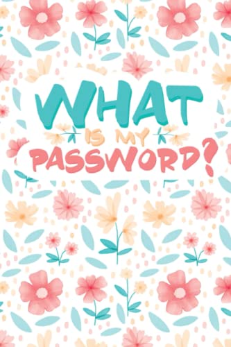 What is my password?: Internal pocket password book. Small personal information keeper