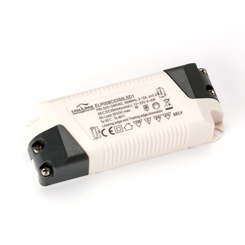 LED Driver 8W Elektronischer Transformator ELP008C0350LSD1 Treiber 350mA 23V Trafo, dimmbar, weiß