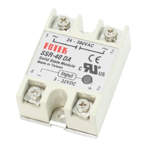 Module SSR-40 DA relais statique 4 bornes sortie 24-380V pour régulateur PID