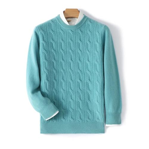 Men's Wool Sweater Thick Warm Pullover O-Neck Cashmere Knitwear Tops for Cool Seasons2