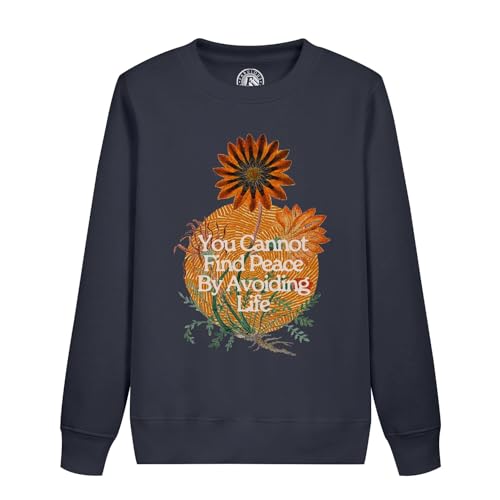 Sweatshirt enfant collage nature en coton de qualité supérieure illustration botanique retro