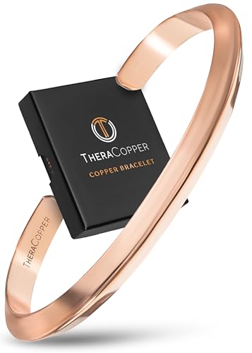 Image of TheraCopper Pure Copper Bracelets for Women & Men, Cuff | 100% Real Copper Bracelet for Men & Women - Raw, Solid & Uncoated, Authentic Tibetan Handmade Jewelry, Adjustable Cuff Bangle