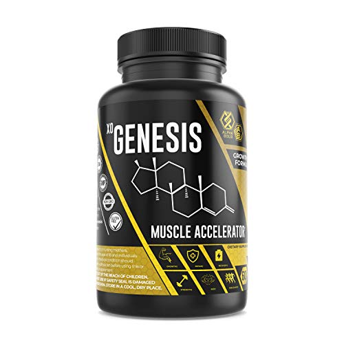 Xo Genesis Muscle Accelerator â€“ Anabolic Muscle Builder Capsules - Muscle Growth Workout Supplement - Gluten Free â€“ Formula with AAKG, L-Phenylaline, Citrulline Malate and L-Arginine â€“ 60 Capsules