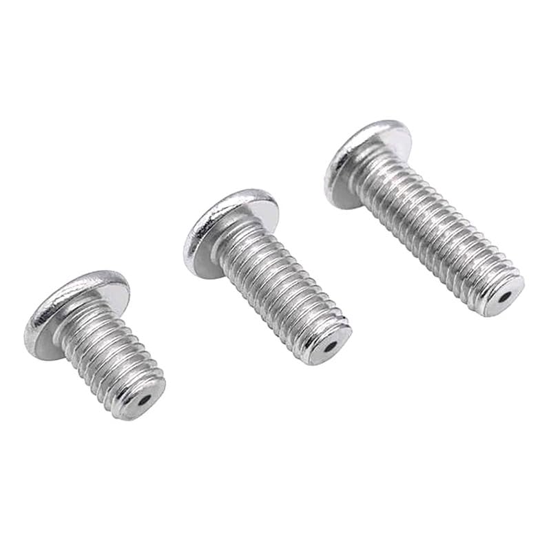 M5 SS304 Acciaio Inox Allen Spina Esagonale Utrasottile Testa Piatta Viti Cave Bulloni (50,M5 x 35mm)