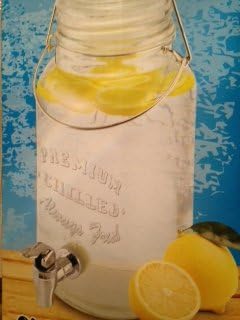 Premium-Glass Beverage Dispenser-Mini Mason Jar-One Gallon