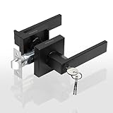 Plantex New Age Heavy Duty Mortise Lock/Main Door Lock Set with 3 Keys/Mortise Door Handle Lock/Door Locks for Residential & Commercial Spaces (Black) Zinc And Brass