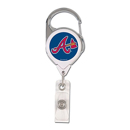 MLB Atlanta Braves Retractable Premium Badge Holder, Team Color, One Size