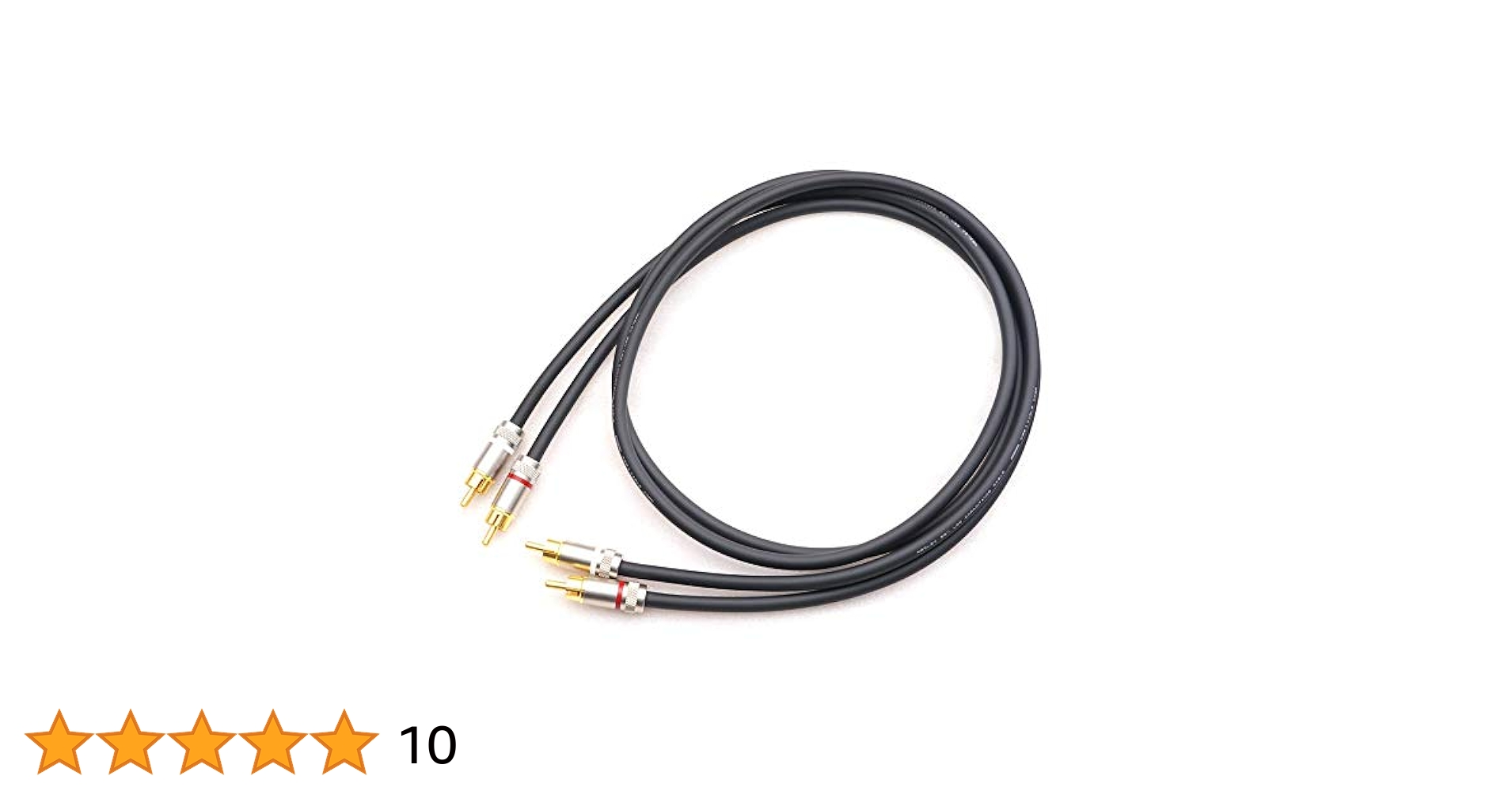 Amazon | MOGAMI 2511 2本ペアRCAケーブル 名品の縮小モデル