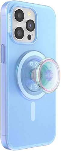 Miniatura 2 de PopSockets Funda para iPhone 15 Pro Max con agarre redondo para teléfono compatible con MagSafe, funda para iPhone 15 Pro Max, compatible con carga