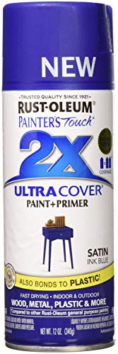 Rust-Oleum 314754 Painter's Touch 2X Ultra Cover, 12 oz, Ink Blue