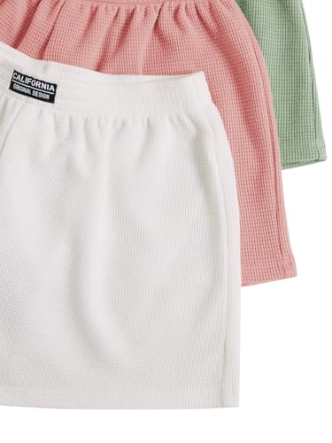 Image of SOLY HUX Women's Summer Shorts 3 Packs Casual Comfy Shorts Sets