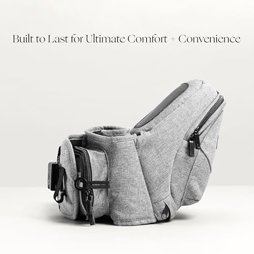 Tushbaby - Mochila Portabebés Ergonómica 0-36 Meses - Cinturón Portabebés Ligera, Con 5 Grandes Bolsillos - Recomendada Por Pediatras - Con asiento con Espuma de Memoria y Certificado De Seguridad - imagen 4