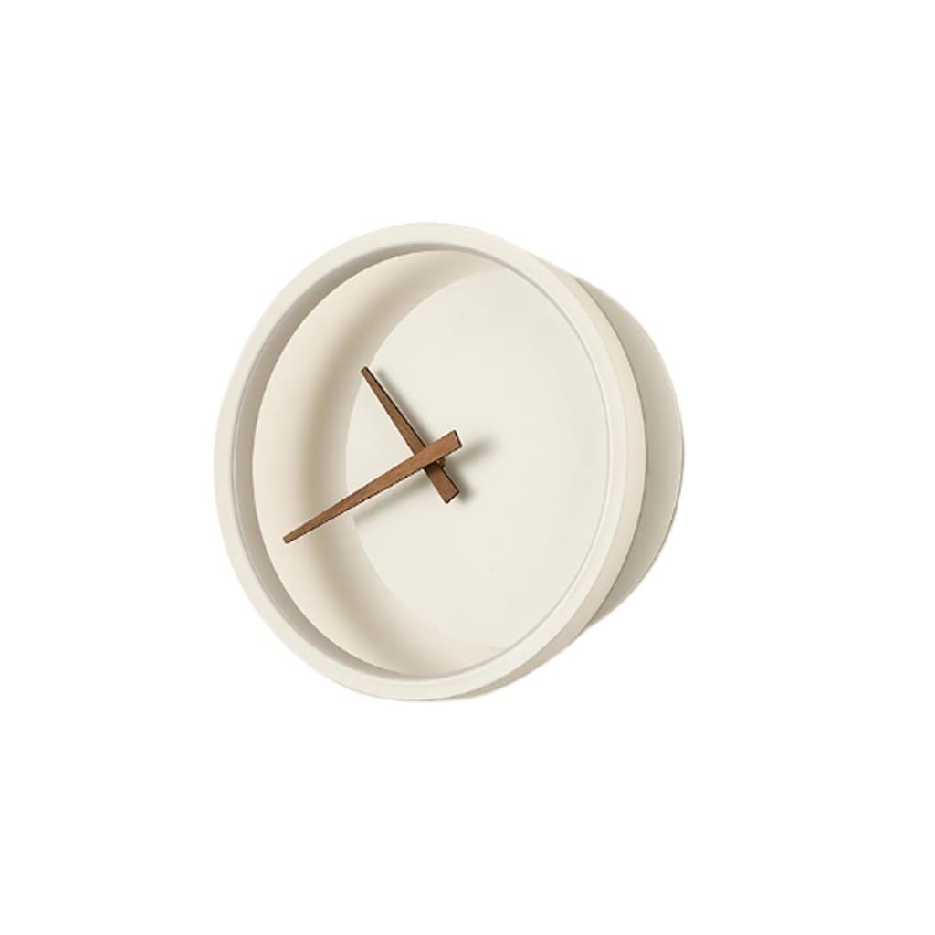 Horloge Murale Salon Moderne et Lampe LED Design Minimaliste