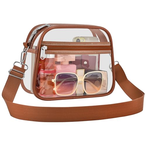 Image of USPECLARE Clear Bag for Stadium Events Clear Sports Fan Handbags Purses