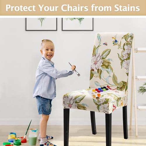 Searchi SERNEW2-4 Chair Covers Slipcovers Set Of 4 thumb #4