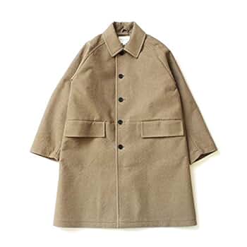 【美品】スティルバイハンド/ボンディングブークレーステンカラーコート/カーキ 美品】スティルバイハンド/ボンディングブークレーステンカラー