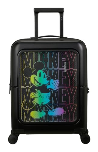 American Tourister Dashpop Disney Spinner S Expandable Cabin Luggage 55cm 41/47L, Mickey Neon Gradient, S, Mickey Neon Gradient