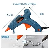 Fireproof Hot Glue Gun Kit with 60 Glue Sticks(7mm x 130mm), 20W Fast Preheating Hot Melt, High Temp for School Crafts DIY Arts and Quick Home Repairs - Image 6