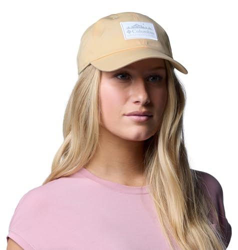 Image of Columbia Unisex Provisions Ball Cap, Lemon Wash /Mountain Landscape