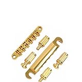 MOBIZ 1set ABR-1 Style Tune-o-matic Bridge Tailpiece Gold for Gibson Les Paul Gear Replacement