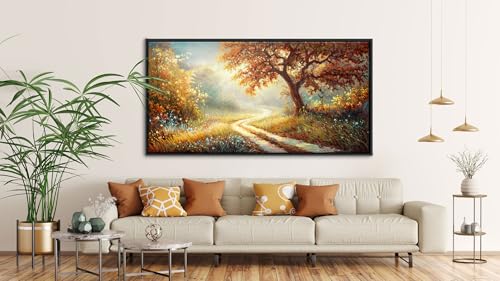 YDYSUNE-Landscape-Canvas-Poster-Wall-Art-Vintage-Countryside-Field-Path-Scenery-Picture-Print-Wall-Decor-Retro-Painting-Artwork-for-Modern-Home-Bedroom-Office-29x58inch YDYSUNE Landscape Canvas Poster Wall Art Vintage Countryside Field Path Scenery Picture Print Wall Decor Retro Painting Artwork for Modern Home Bedroom Office 29x58inch