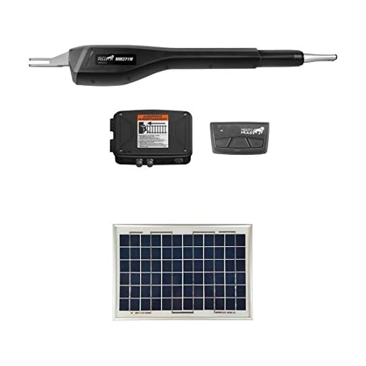 Mighty Mule MM371W Solar Package - Medium Duty Single Smart Gate Opener (10 Watt Solar Panel)