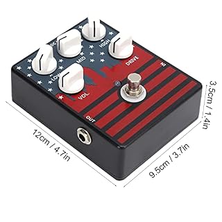 DC9V Pédale de guitare distorsion CP‑57 Pédale de guitare distorsion accessoire pour la famille pour les amis - Les Beatles, Paul McCartney, John Lennon, RIngo Starr, George Harrison DC9V Pédale de guitare distorsion CP‑57 Pédale de guitare distorsion accessoire pour la famille pour les amis – Image 5