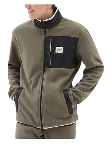 Sweat pour Homme Vans en taille XL vert Grape Leaf avec fermeture full zip pratique