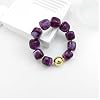FUNOJOY Colorful Chunky Beaded Bracelets for Women – Large Square Resin Adjustable Bracelet, Multicolor Stackable Statement Bangle, Summer Beach Party Jewelry #3