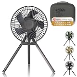 CARGO CONTAINER カーゴコンテナ DUAL FAN 扇風機 ファン アウトドア 大容量バッテリー コードレス グレー Mサイズ