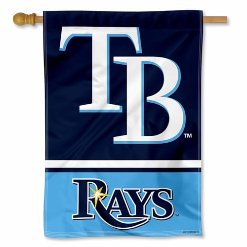 Tampa Bay Rays Double Sided House Flag
