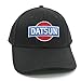 Datsun Baseball Cap - Classic A Logo - Black Dad Hat Curved Bill - Vintage Japanese