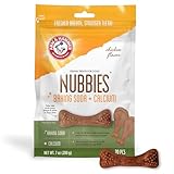 Arm & Hammer Nubbies Dental Treats for Dogs | Dental Chews Fight Bad Breath, Plaque & Tartar without Brushing | Chicken Flavor, 20 Pcs