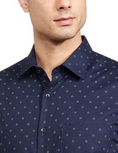 Image of Diverse Men's Cotton Printed Full Sleeve Regular Formal Shirt