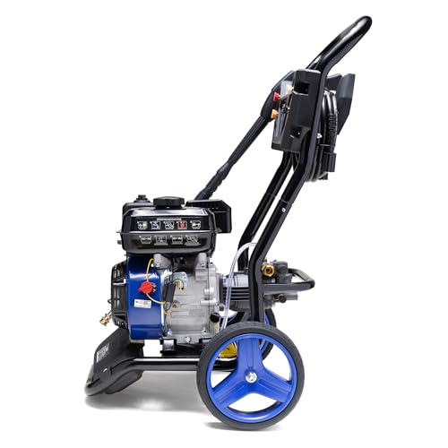 POLLOR Petrol Pressure Washer 7HP 3950 PSI Power Jet Wash 210CC Driveway Car Patio Cleaner - 3