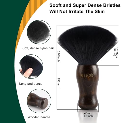 3 IN 1 Barber Neck Duster Brush Set