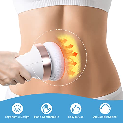 Body Sculpting Massager, Cellulite Massager Electric With 9 Massage Washable Pads, Beauty Sculpt Massager For Belly Waist Legs Butt Arms #TOP3