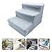 balacoo pet Stairs pet ramp Stairs Dog ramp Steps Foam Pet Ladder pet Step Ladder Dog Climb Stairs pet Steps for car Dog Ladder for Bed couchs pet Step ramp Dog Bed Climbing Stairs Plastic