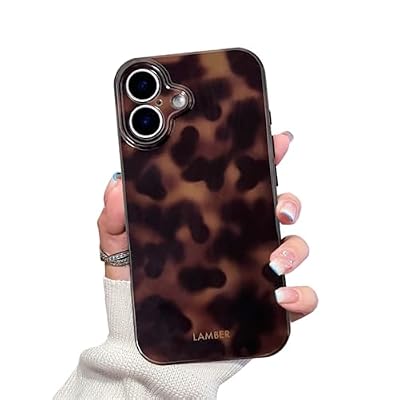 XQAGU Cute Phone Case for iPhone 16 Case Cheetah Leopard Print