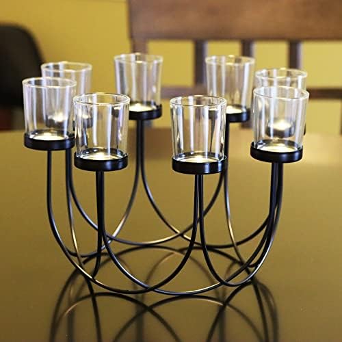 Amazon.com: Briarwood Black Metal Votive Candelabra, Decorative Candle ...