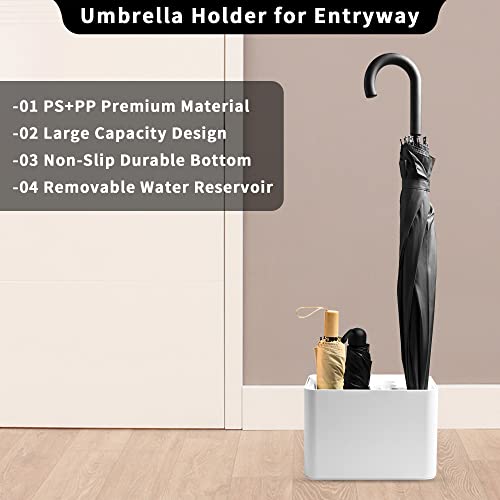 Extra Large Umbrella Stand Rack Umbrella Holder For Entryway, Umbrella Storage Stands, Home Office Entry Umbrella Drainage Rack, With Removable Water Storage Tray, Can Hold 10 Umbrellas Keep Floor Dry #TOP2