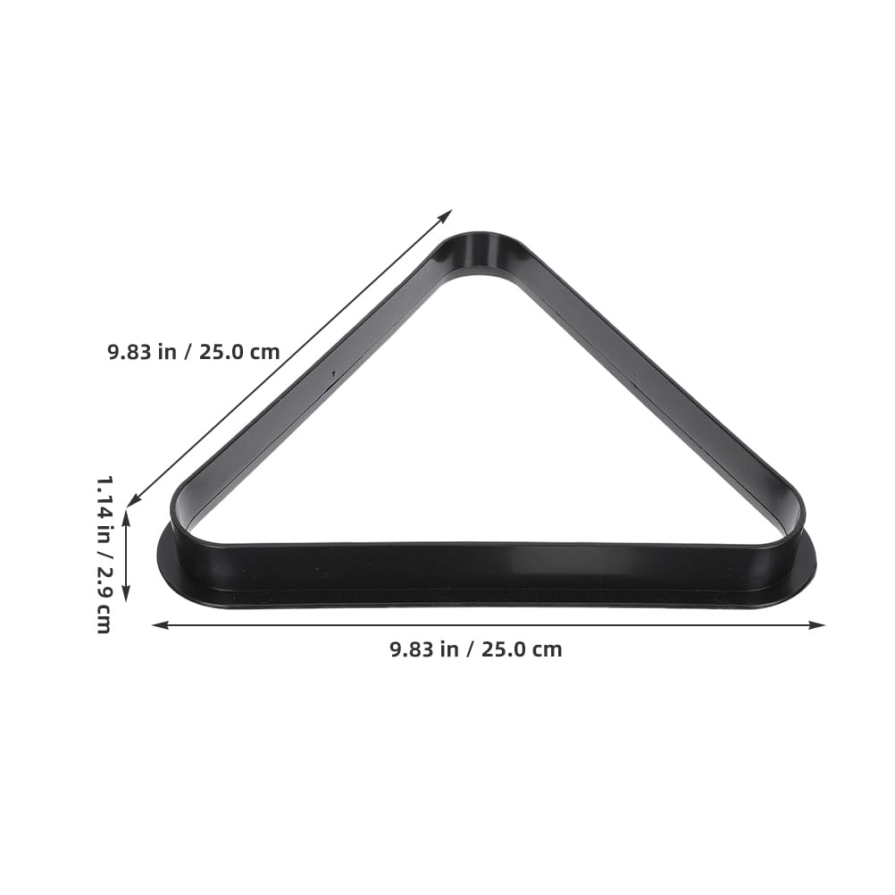Soporte Triangular Billar Mini Niños 22.5 cm Plástico Duradero Organizador Portátil Mesa Billar
