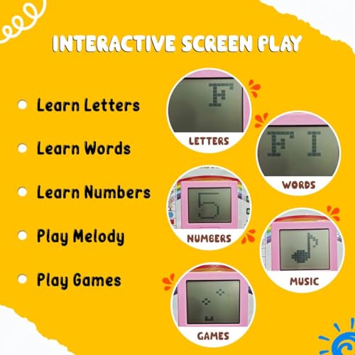 Image of laptops for Kids | Educational Toys for 2 - 5 Years boy & Girls | Laptop Game with LED Display | Interactive Toys for Alphabet, Numbers & Music for Toddlers (Multicolor)