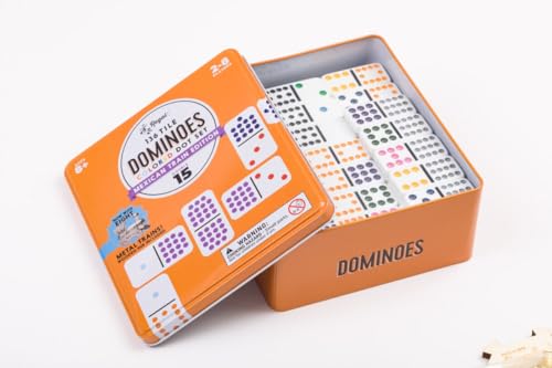 Regal Games Mexican Train Double 15 Dominoes Set For Adults & Kids thumb #2