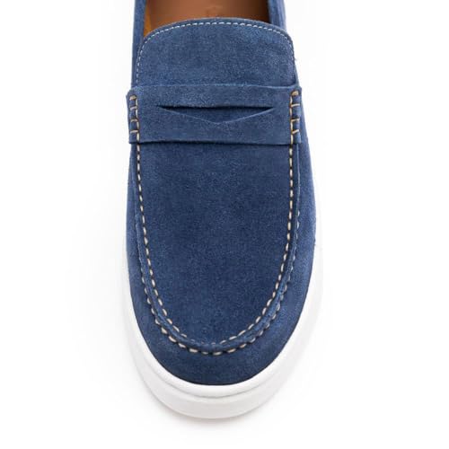Mocasines Wallabee Piel Murry calzado casual de cuero de vestir cómodo para hombre 2