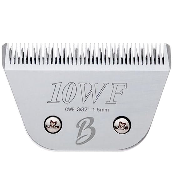 Bucchelli Detachable A Series Wide 10f Blade Dog Grooming Cut Length 3/32