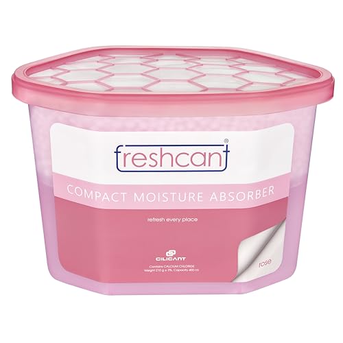 Image of Rose-Scented Freshcant Moisture Absorber: Wardrobe, Kitchen, Bath - 400ml for Lasting Freshness!