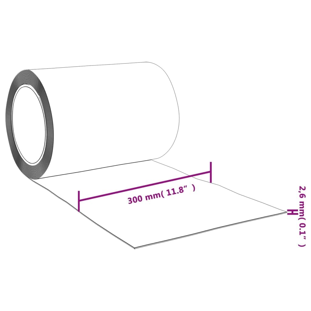 Rotolo di tenda a strisce in PVC, 2,6 mm x 300 mm, trasparente, lunghezza 25 m, per divisorio, protezione da sguardi indiscreti e protezione dal freddo, per soggiorno, camera da letto, cucina