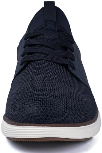 Image of YOLARK Men Casual Dress Shoes Fashion Sneakers Lightweight Breathable Laceless Walking Shoes Gym Tennis Athletic