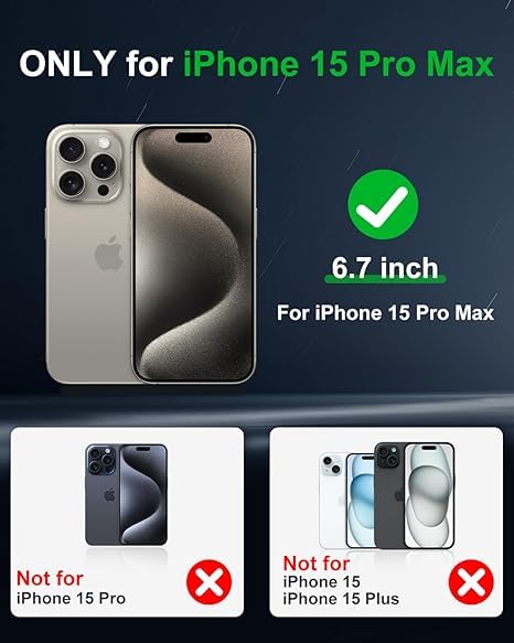 Image of Elzzi PC Kickstand Mag Safe Case For iPhone 16 Pro Max, Built-in Adjustable Camera Stand, Translucent Matte Magnetic Mag-Safe Shockproof Case Phone Cover (Black Titanium)